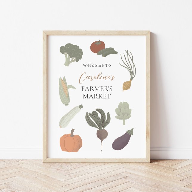 Affiche Fête personnalisée du marché fermier (Créateur téléchargé)