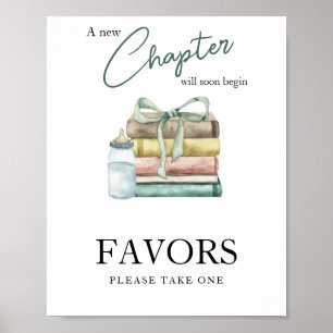 Affiche Fête prénatale de chapitre - Faveurs