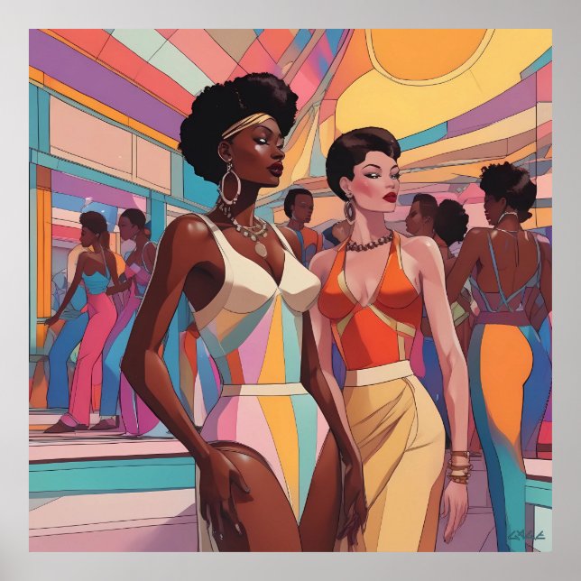 Affiche Fête Rétrowave 1980 (Devant)