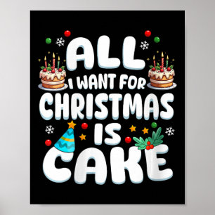 Affiche Fêtes Joyeuses Fête d'anniversaire Noël Jour B Fêt