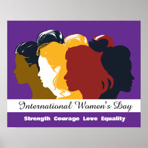 Affiche Fêtez la Journée des Femmes 8 mars 2025