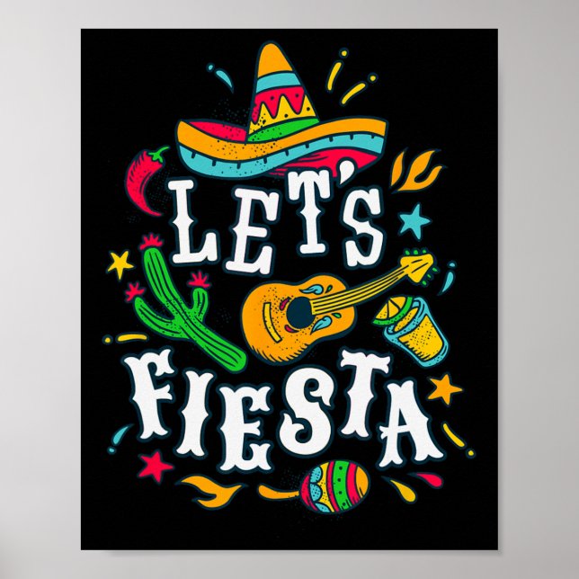 Affiche Fêtons la fête mexicaine du Festival Cinco De Mayo (Devant)
