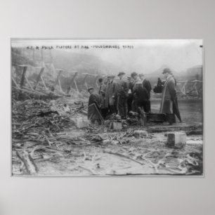 Affiche FEU à Polo Grounds, New York 1911