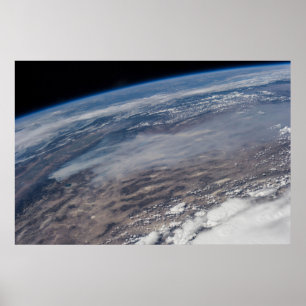 Affiche Feu Autour Du Parc National De Yosemite.