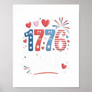 Affiche Feu d’artifice 4 juillet 1776