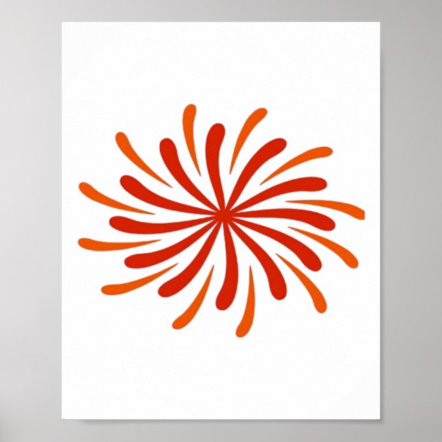 Affiche Feu d'artifice Classique (Devant)