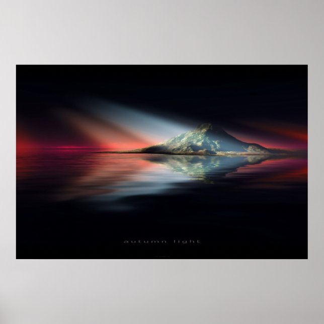 Affiche feu d'automne (Devant)