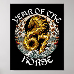 Affiche Feu de cheval d'anime Srit 2026-7 Mythique Zodiaqu