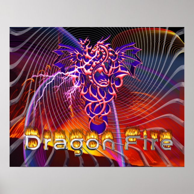 Affiche Feu de dragon (Devant)