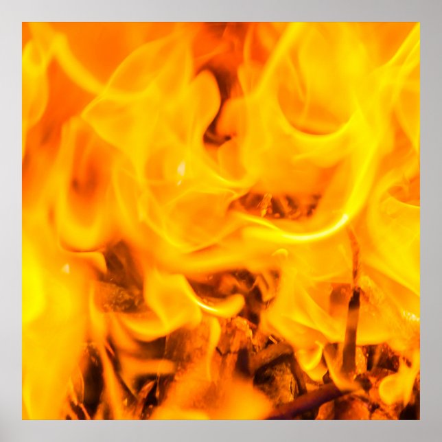 Affiche Feu et flammes (Devant)