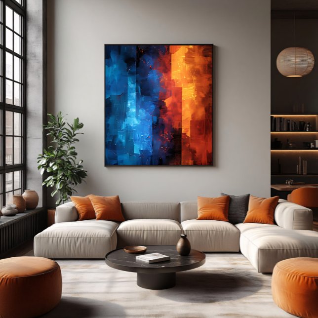 Affiche Feu et Glace : La Dualité (Créateur téléchargé)