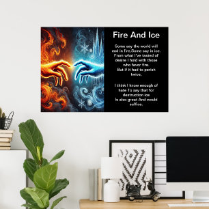 Affiche Feu et glace : une touche