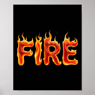 Affiche Feu Et Halloween De Glace Correspondant Couple Der