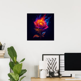 Affiche Feu et la Rose