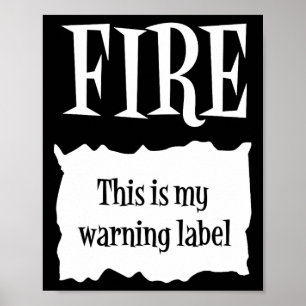 Affiche Feu - Paquet chaud Halloween Costume Taco 1