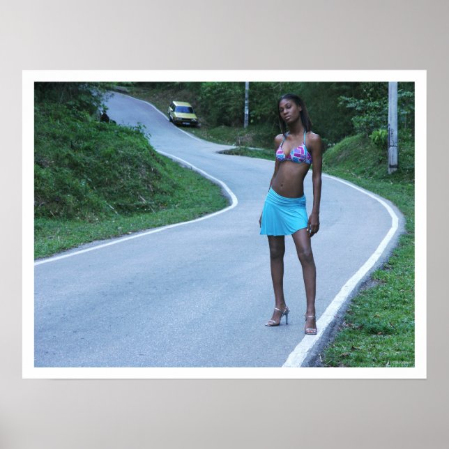 Affiche feu sur le trafic (Devant)