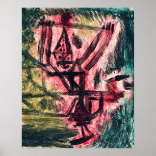 Affiche Feuer Clown I (Clown de feu), (1921) de Paul Klee