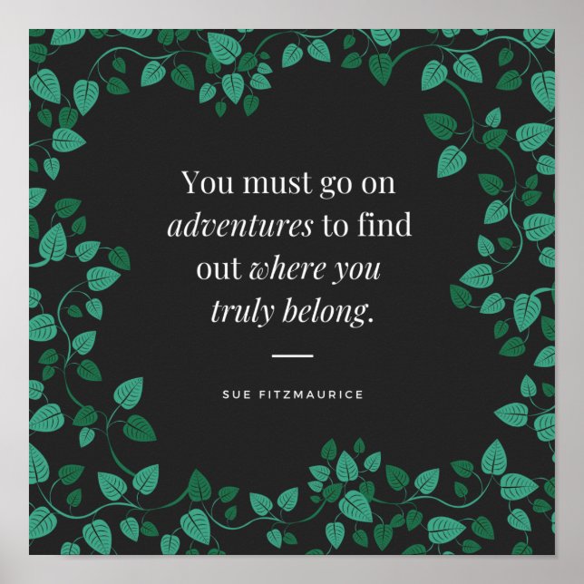 Affiche Feuille d'aventure (Devant)