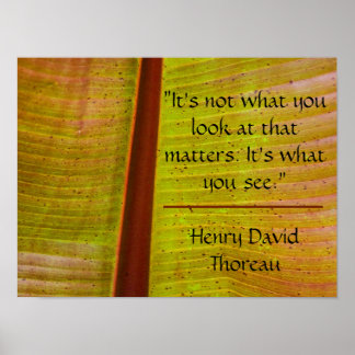 Affiche Feuille d'inspiration