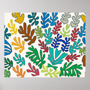 Affiche Feuilles Abstraits 2