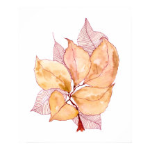 Feuilles d'aquarelle d'automne Illustration botani