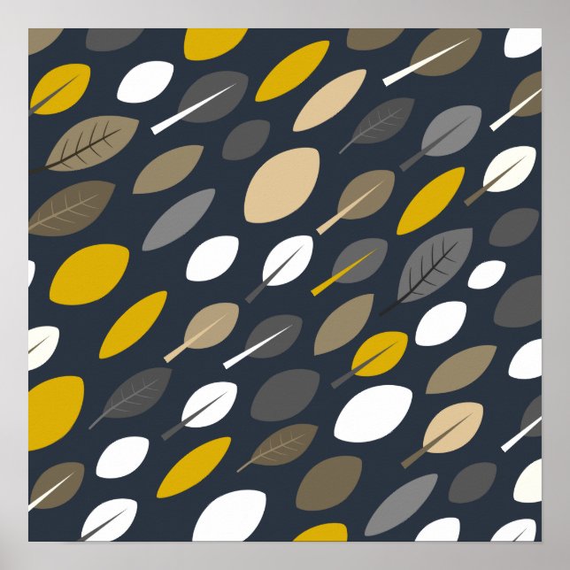 Affiche Feuilles de minuit (Devant)