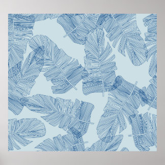 Affiche Feuilles floraux : Illustrations Vintages.