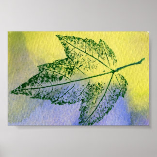 Affiche Feuilles Nature Imprimer Mini-Poster