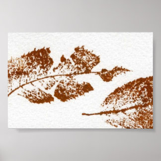 Affiche Feuilles Nature Imprimer Mini-Poster