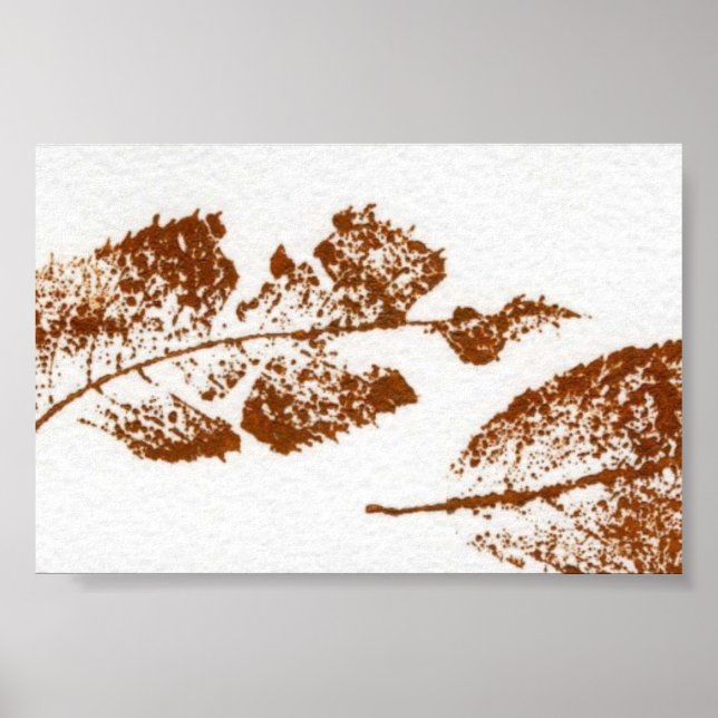 Affiche Feuilles Nature Imprimer Mini-Poster (Devant)