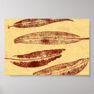 Affiche Feuilles Nature Imprimer Mini-Poster