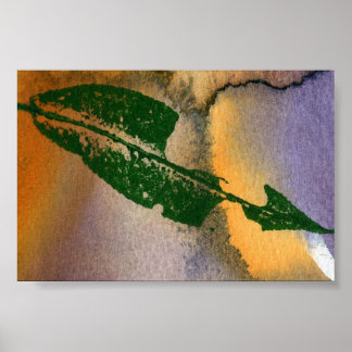 Affiche Feuilles Nature Imprimer Mini-Poster