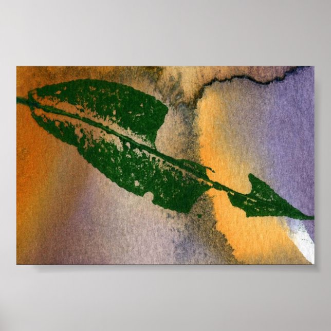 Affiche Feuilles Nature Imprimer Mini-Poster (Devant)
