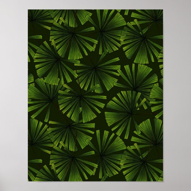 Affiche Feuilles Palm (Devant)