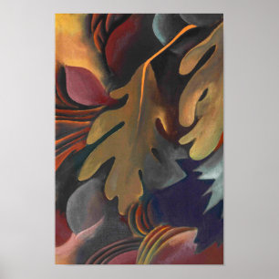 Affiche Feuilles sous l'eau Georgia O'Keeffe