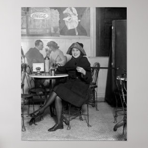 Affiche Feutre avec boîte cachée - Interdiction - 1920