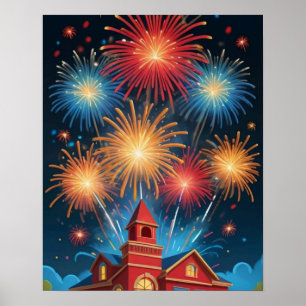 Affiche Feux d'artifice
