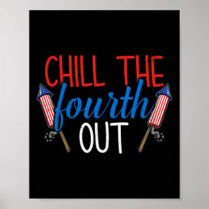 Affiche Feux d'artifice The Fourth Out Usa Us 4 juillet pa