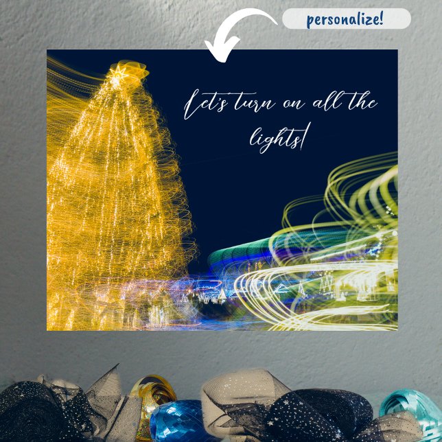 Affiche Feux de Noël (Créateur téléchargé)