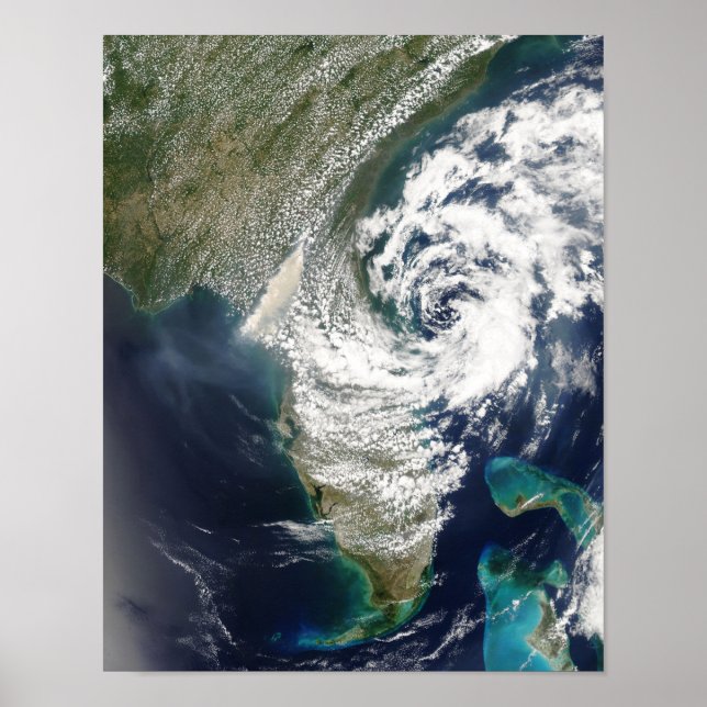 Affiche Feux et fumée en Géorgie et en Floride (Devant)