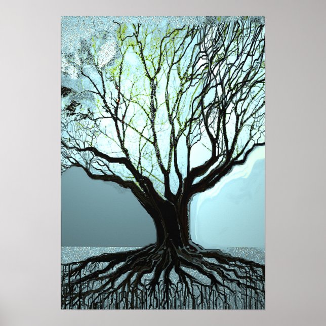 Affiche Feux Roots bleus (Devant)