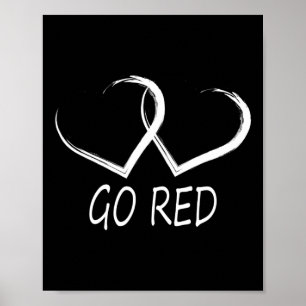 Affiche Février Mois de la santé cardiaque American Heart