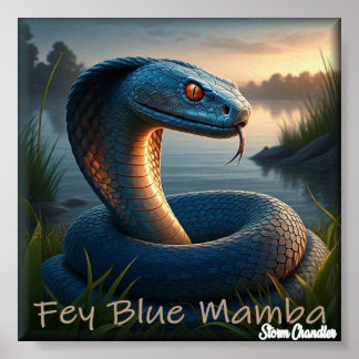 Affiche Fey Blue Mamba