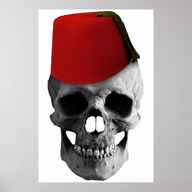 Affiche Fez de l'Effendi : un conte égyptien d'une tête de (Devant)