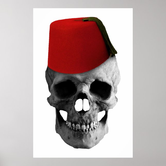 Affiche Fez de l'Effendi : un conte égyptien d'une tête de (Devant)