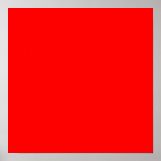 Affiche FF0000 Rouge (Devant)