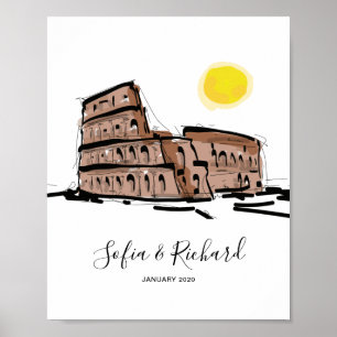 Affiche Fiançailles, proposition, cadeau d'anniversaire