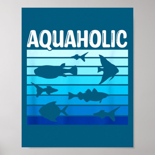 Affiche Fiank Funny Fishkeeper Quote Fish Keeper Aquarium  (Devant)