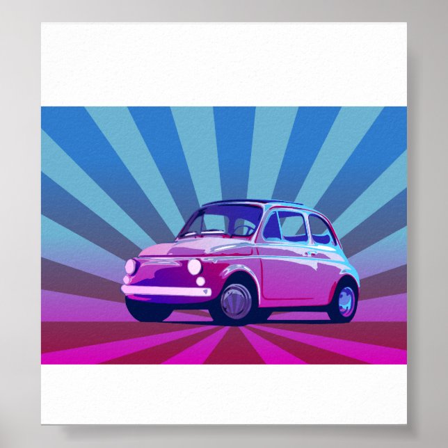 Affiche Fiat 500 Bunt (Devant)