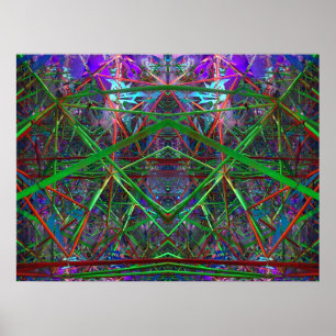 Affiche Fibonacci Geometric Space